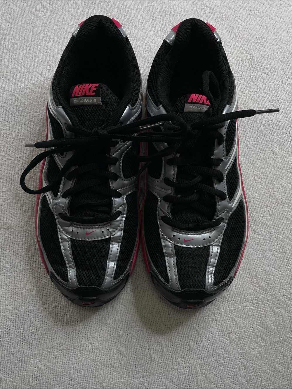 Nike Women’s Black and Pink Running Sneakers~ Size 6.5 ~ Reax Run 5‎ - Picture 8 of 10
